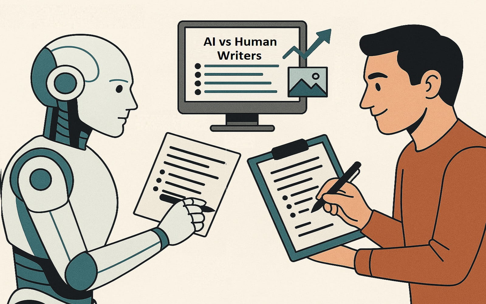 AI Writing vs. Human Writing: Where Each One Wins